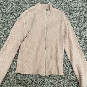 Pink fitted sweater from forever 21